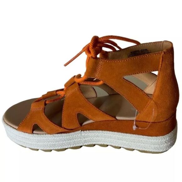 Sorel Cameron Shoes Womens Size 9.5 Lace Up Gladiator Sandals Flat Casual Summer - Picture 5 of 14